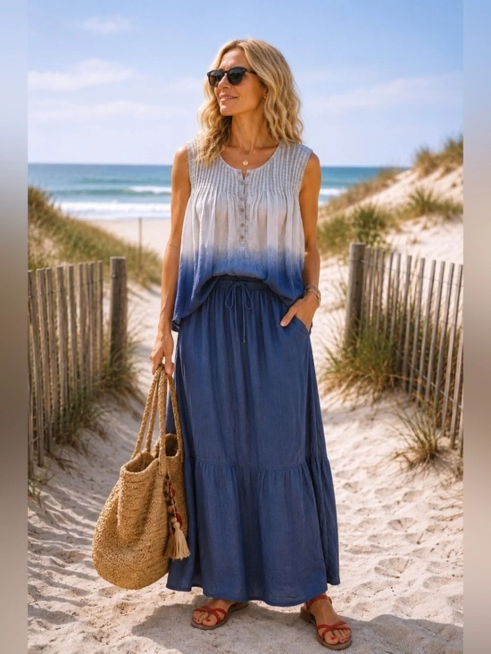 We The Free Relaxed Boho Crop Style Top Size Medium